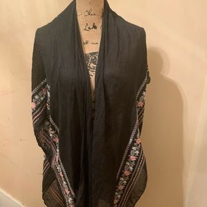 Love of Fashion • Embroidered Black Kimono